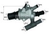 FIAT 46785392 Thermostat, coolant